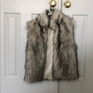 Faux fur vest